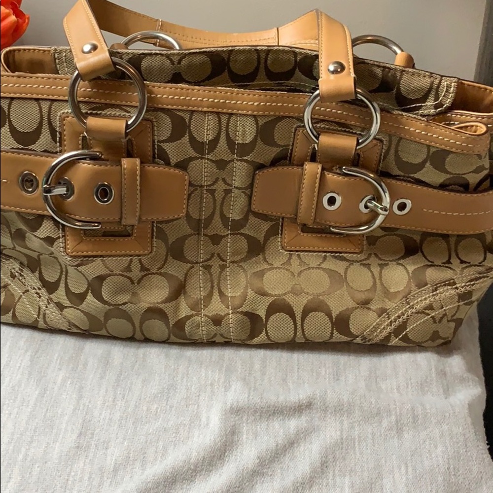 Authentic Coach satchel purse